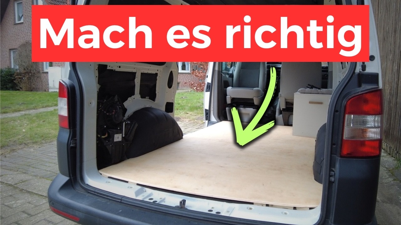 Camper BODEN Ausbau: Die größten FEHLER (und wie du sie vermeidest)