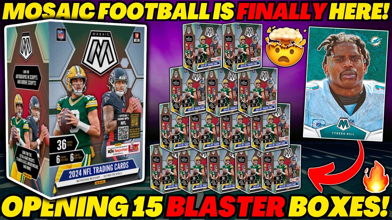 *MOSAIC FOOTBALL HAS ARRIVED!🤯 2024 MOSAIC FOOTBALL BLASTER BOX REVIEW!🏈