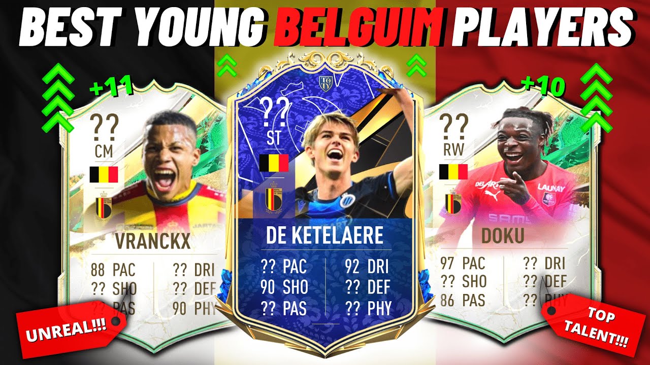 FIFA 23 HIGHEST POTENTIAL BELGIAN PLAYERS || BEST YOUNG PLAYERS FROM BELGIUM IN CAREER MODE || 83+