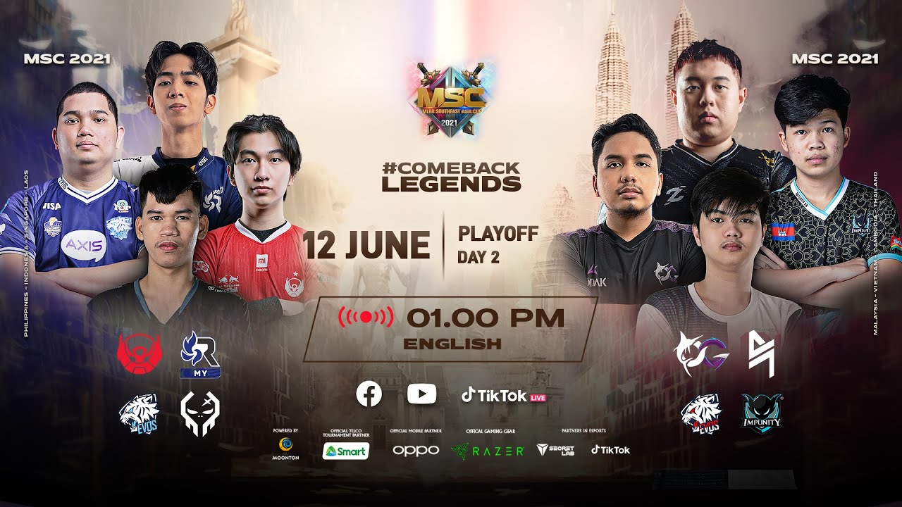 [English] MSC Playoff Day 2 | MLBB Southeast Asia Cup 2021