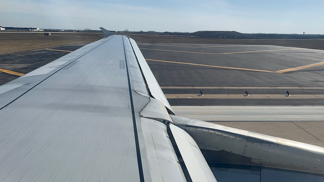 American Airlines Airbus A321-231 Screaming North Flow Takeoff from Dallas Fort Worth to Los Angeles