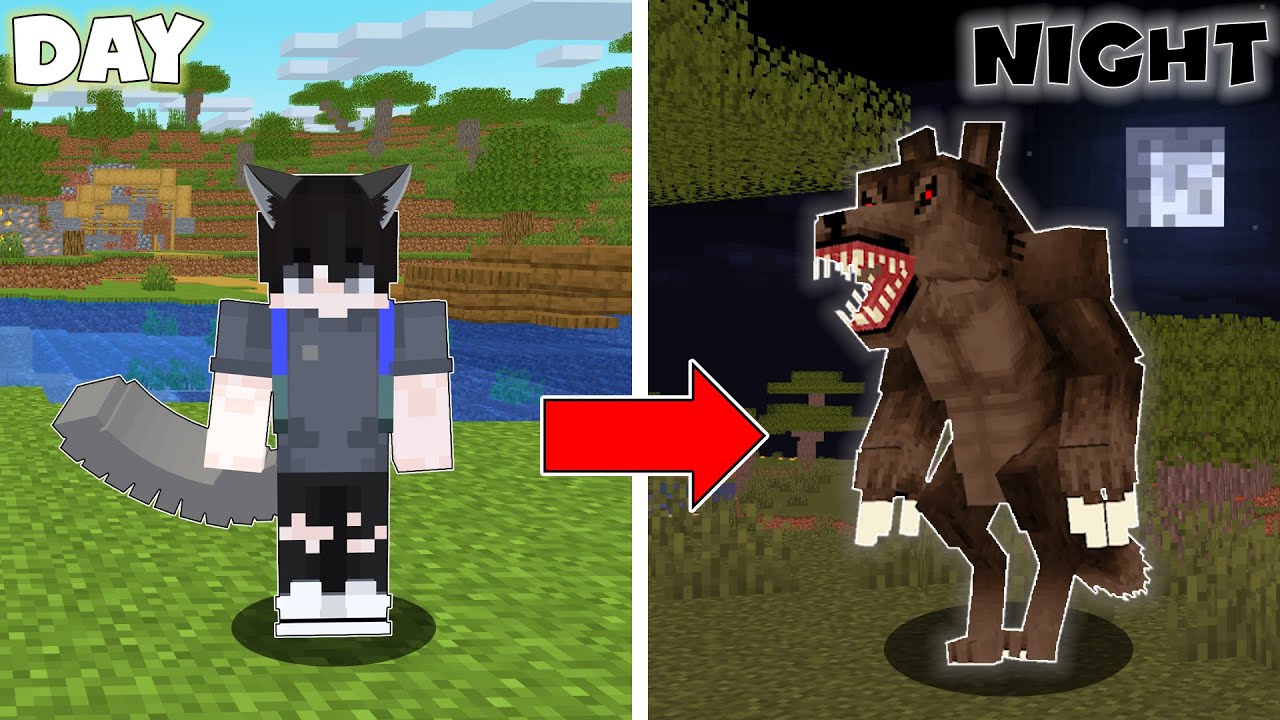 I Became A Werewolf In Minecraft