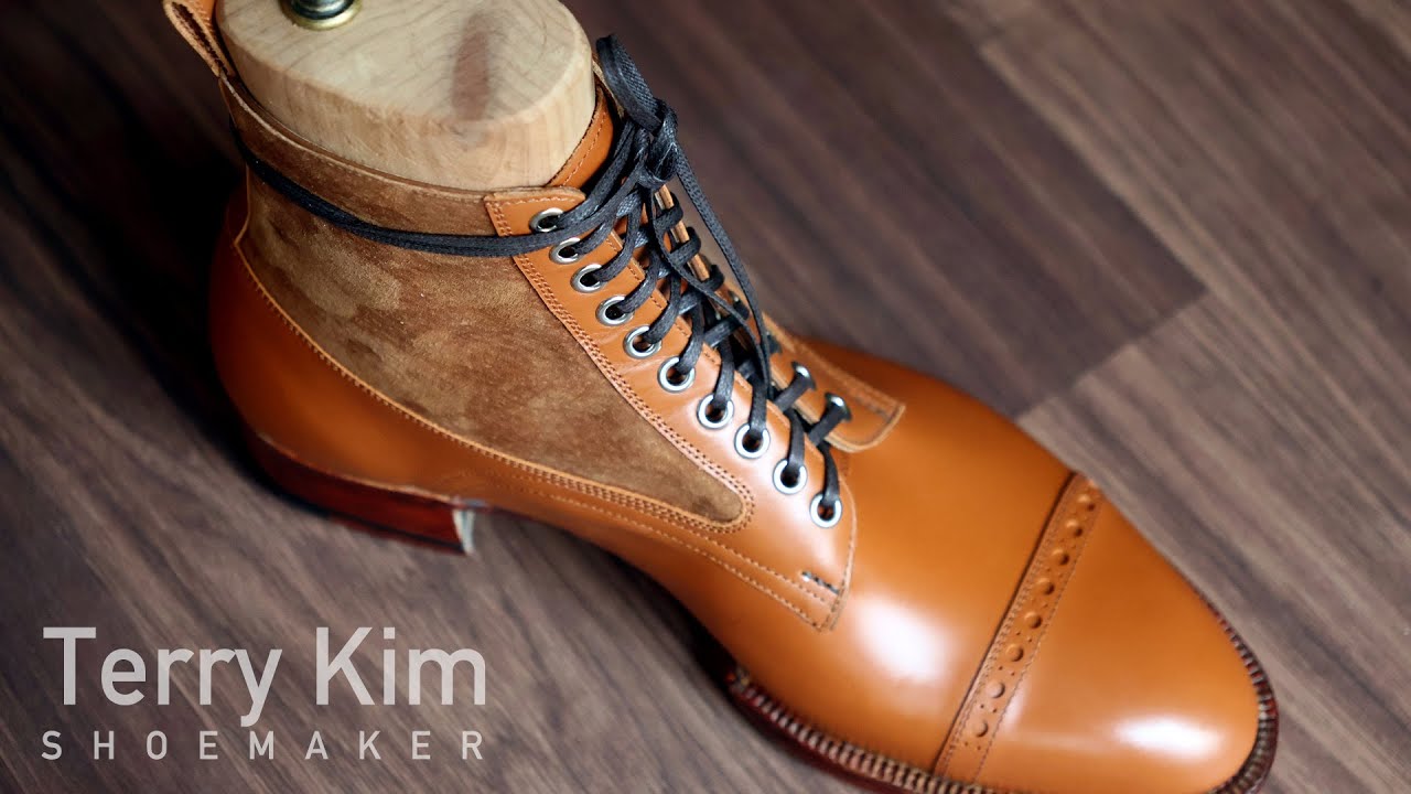 Making Derby Boots with Cow & Pigskin - ASMR