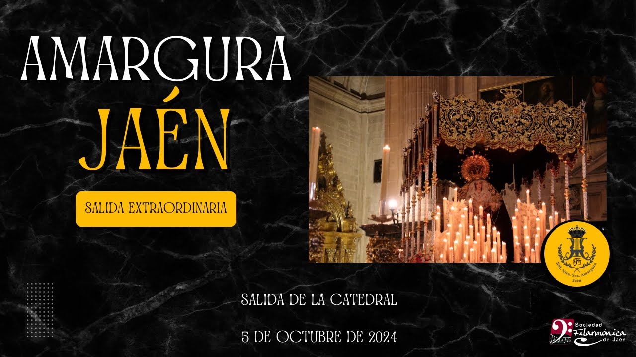 Salida de la Catedral | Extraordinaria Amargura 2024 | Sociedad Filarmónica de Jaén