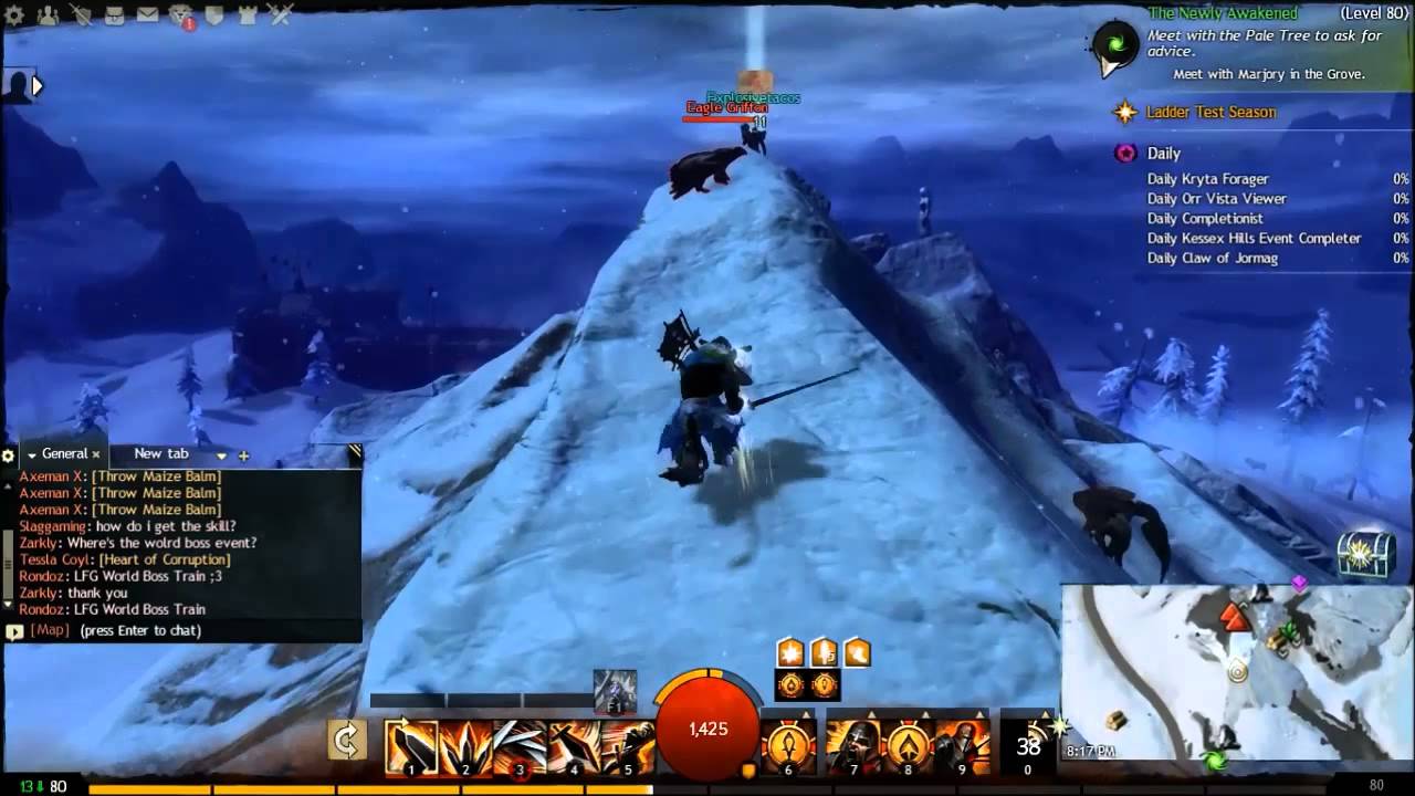 Guild Wars 2 (Gw2) Wurmhole Spikes Vista | Wayfarer Foothills  | Vista Spotter