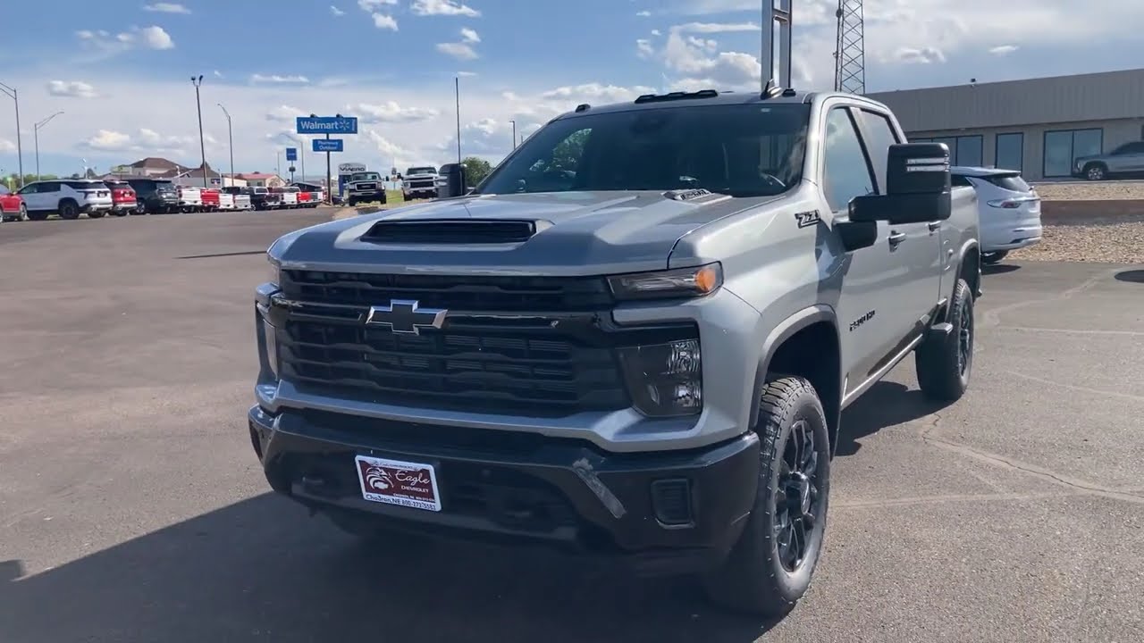 2025 Chevrolet Silverado 2500 HD Custom - Sterling Gray Metallic - 6.6L V8 Gas - Stock # 25129