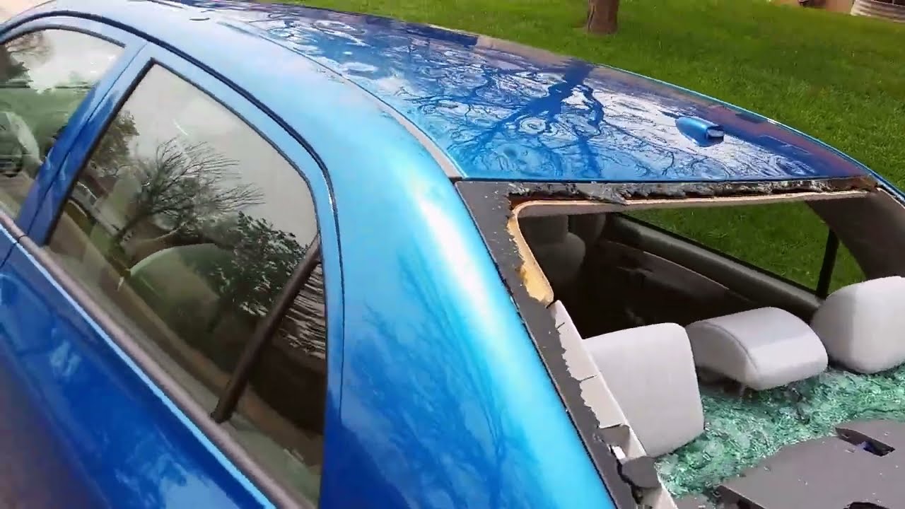 May 8, 2017 Wheat Ridge, Colorado Hail Storm (Dash Cam)