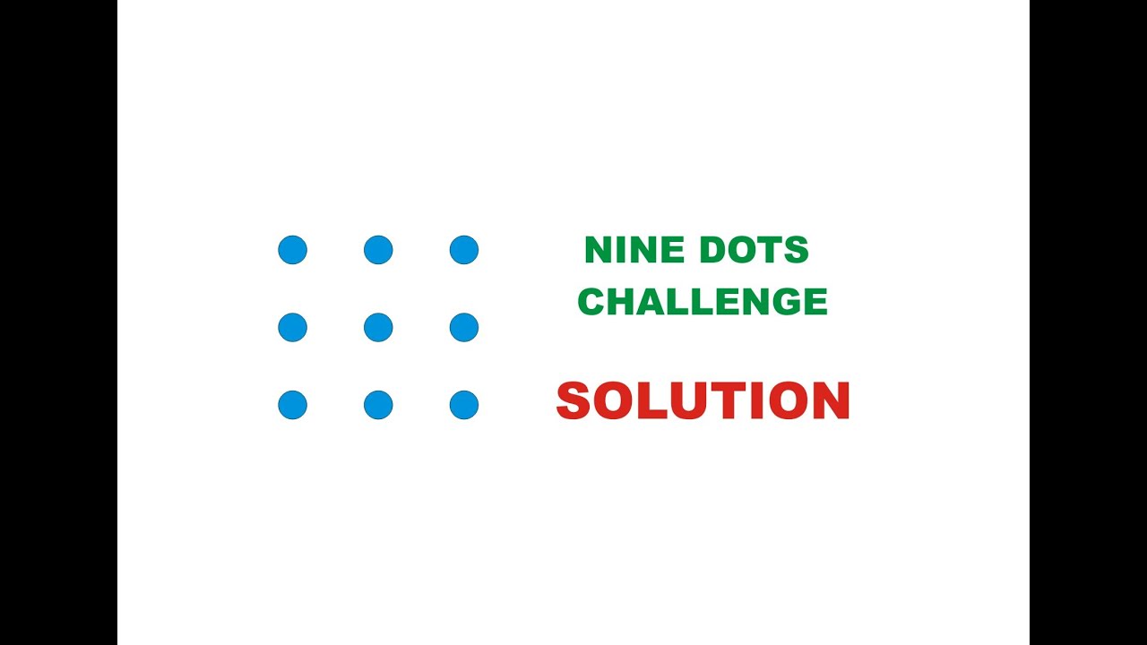 SOLUTION OF NINE DOTS CHALLENGE - SOLUTION OF AMAZING PUZZLE - RIDDLE || APNA VLOG