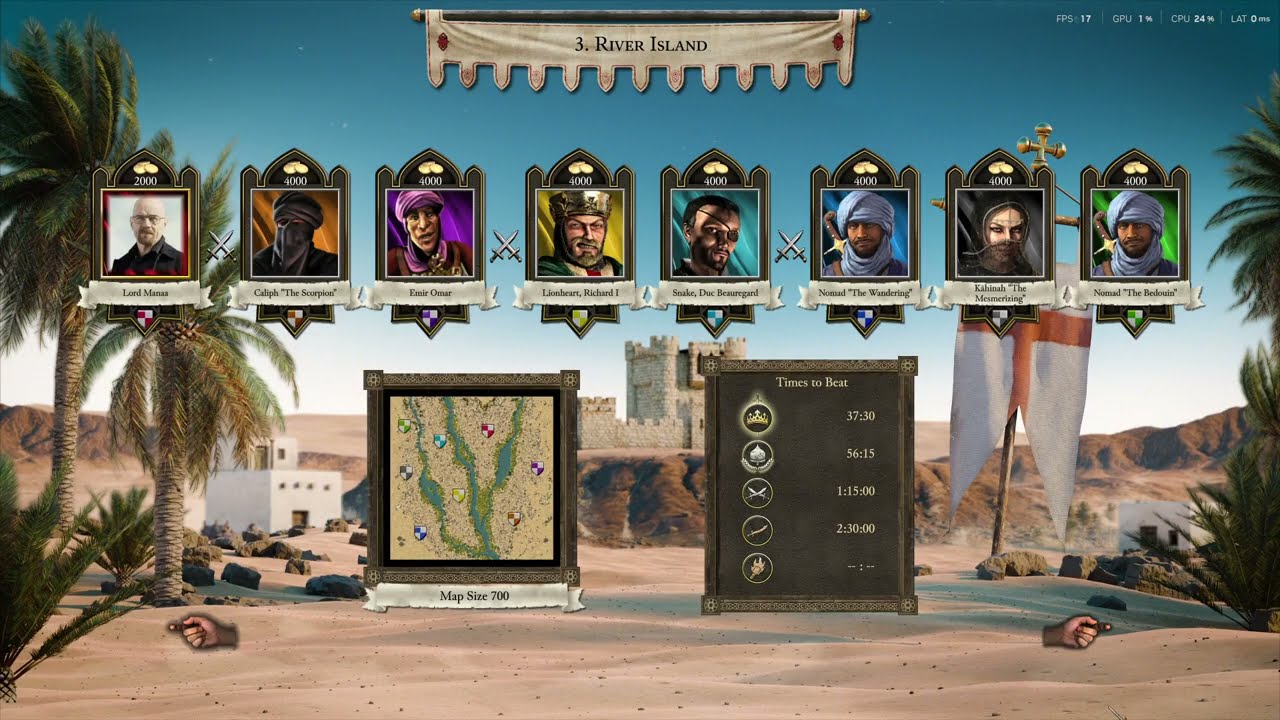 River Island – Trail of the Lamb (Mission 3) in Under 35 Minutes | Stronghold Crusader DE