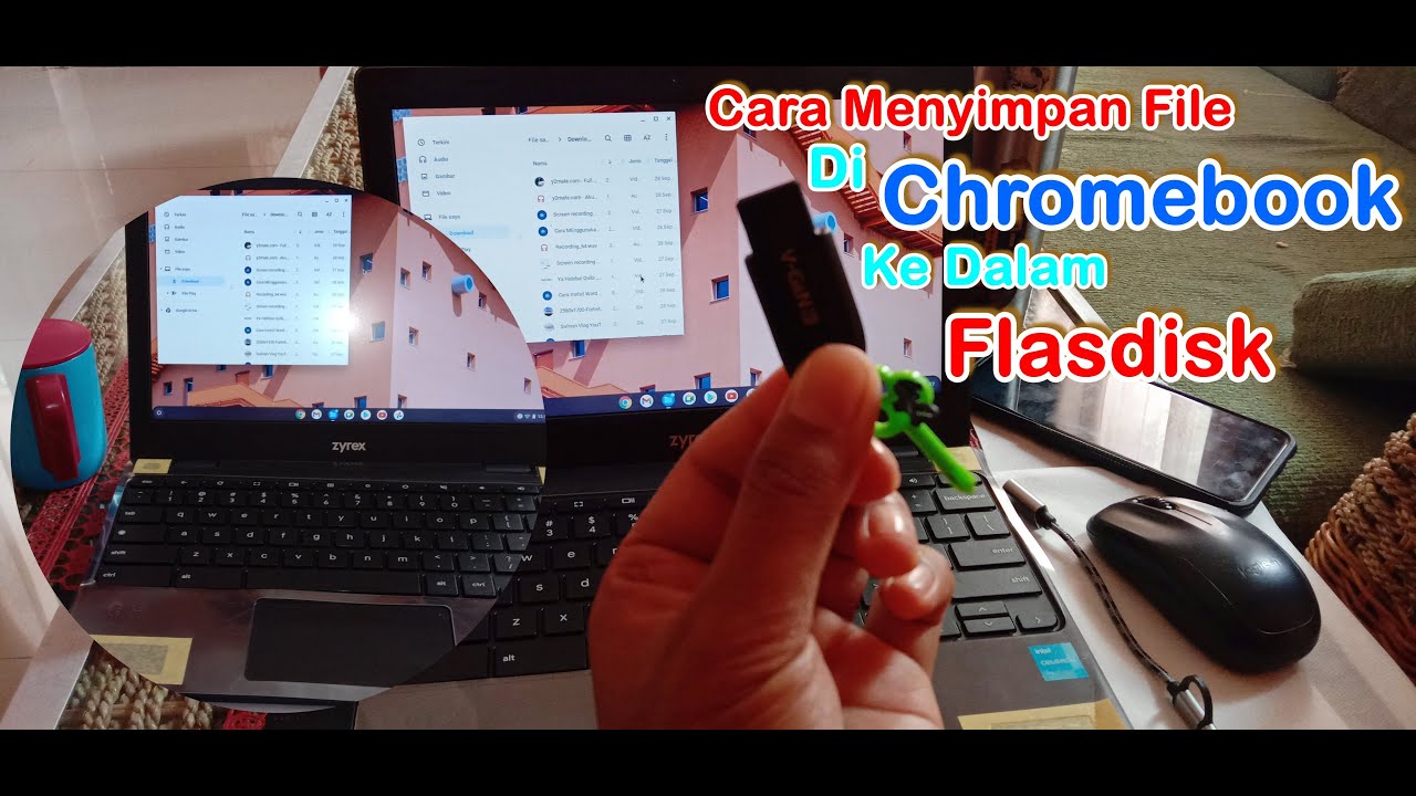 Cara Menyimpan File Dari Chromebook Ke Flasdisk (Offline Mudah Dan Lancar)