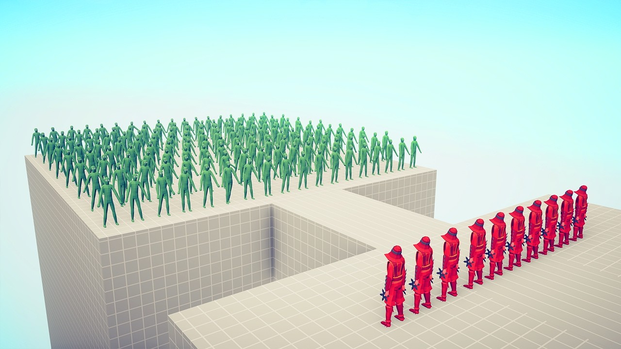 100x ZOMBIE vs 10x SECRET RANGED UNITS | TABS - Totally Accurate Battle Simulator