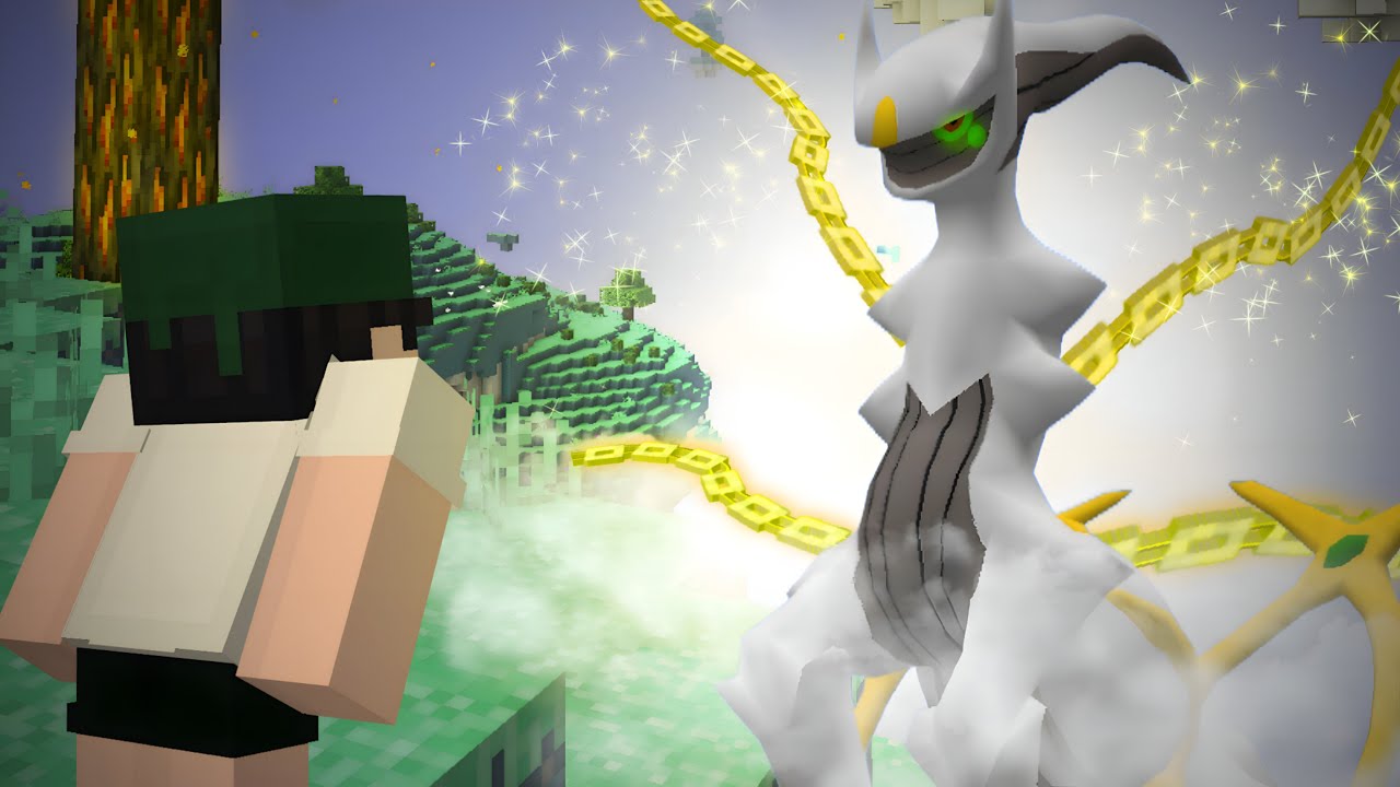 EU TENHO O PODER DO DEUS POKEMON NO MINECRAFT PIXELMON CAOS!!