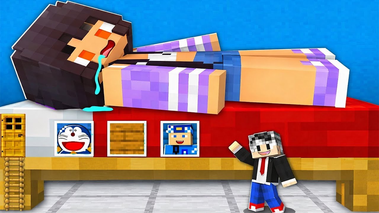 GÖKÇE'nin YATAĞININ ALTINDA NE VAR? - Minecraft