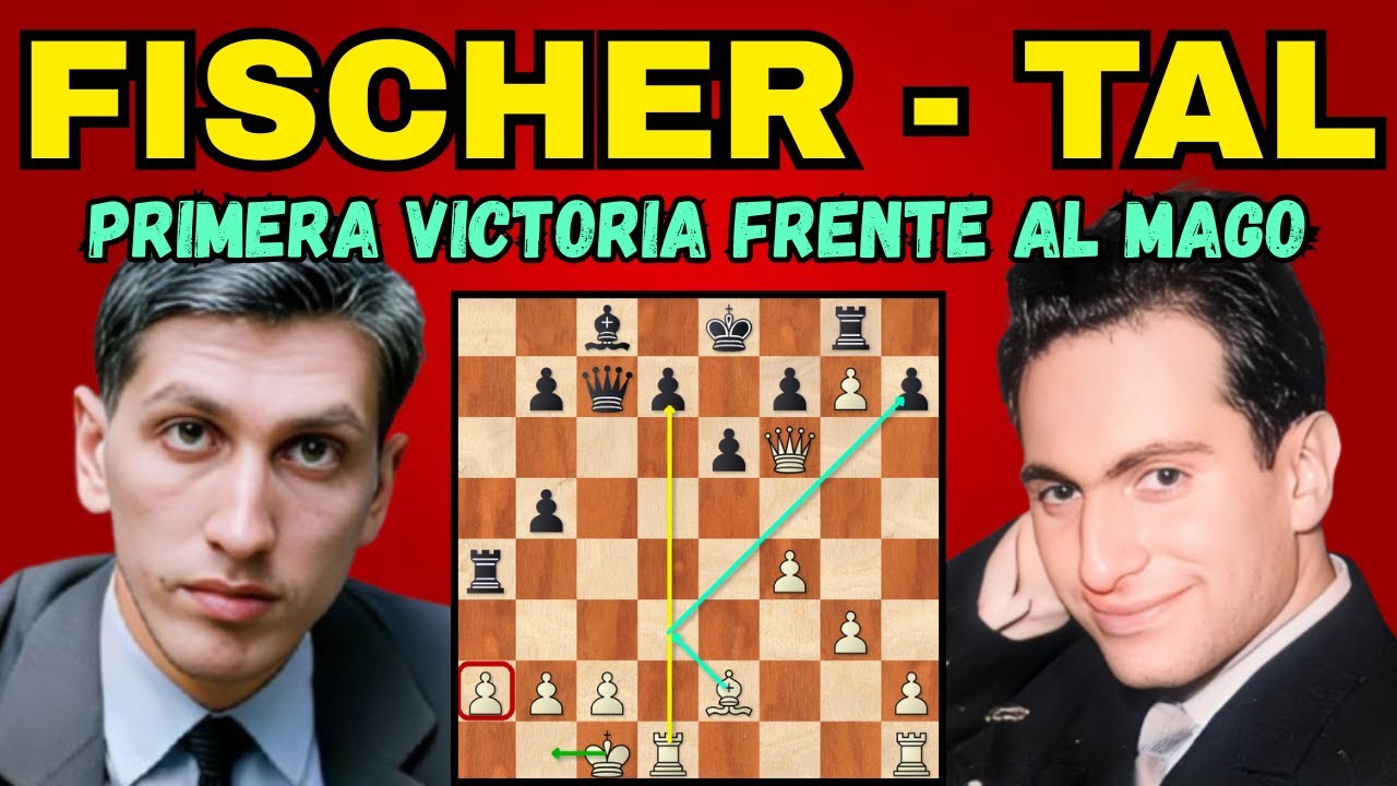 FISCHER DERROTA A TAL POR PRIMERA VEZ , BLED 1961