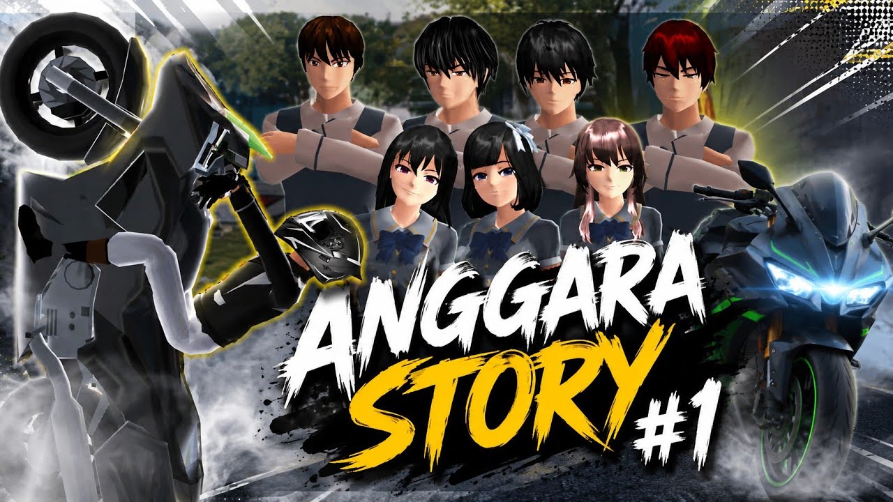 ANGGARA STORY EPISODE 1 [PINDAH SEKOLAH] || DRAMA SAKURA SCHOOL SIMULATOR