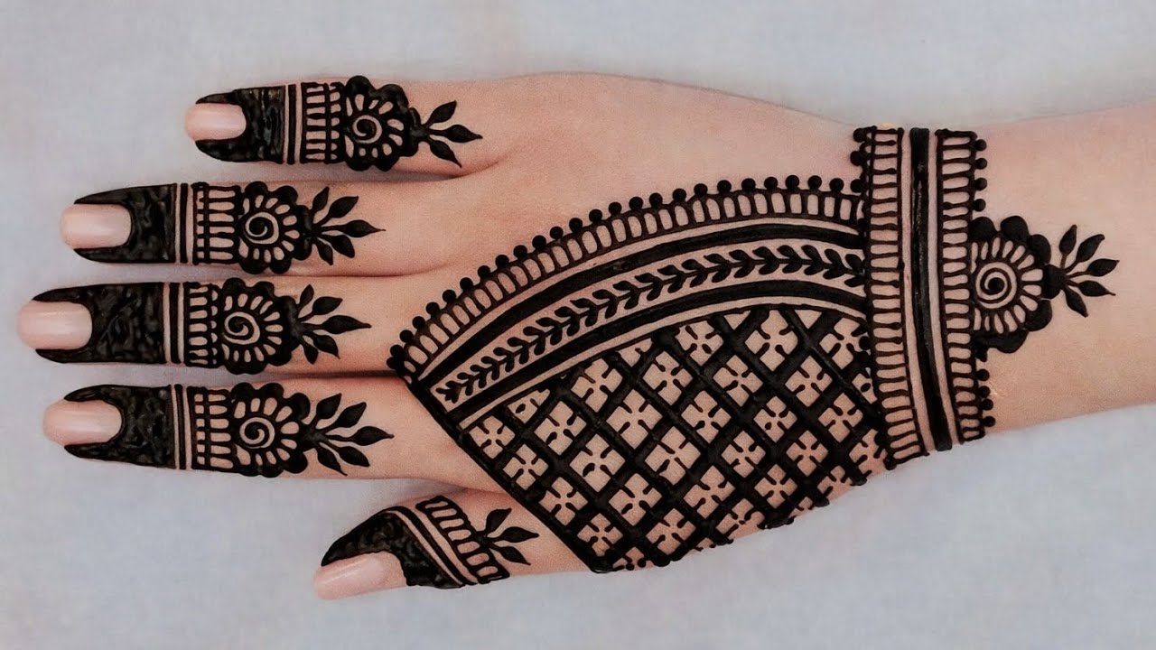 Filler mehandi designs full back hand ✋| Beautiful mehndi designs for you 🥰 || #viralvideo #foryou 