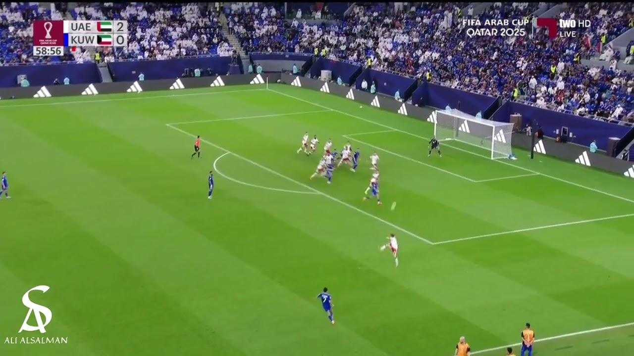 محمد دحام لاعب منتخب الكويت في كأس العرب 