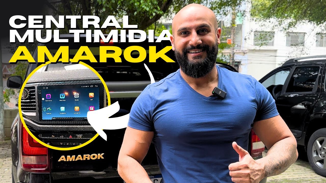CENTRAL MULTIMIDIA AMAROK V6 | REI DAS MULTIMIDIAS