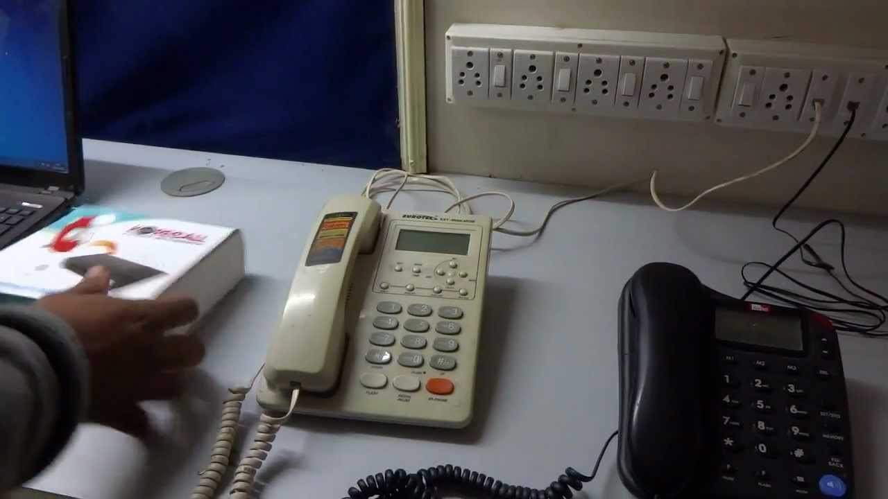 Korecall 2 line USB Phone Recorder - Unboxing and Connecting to Computer