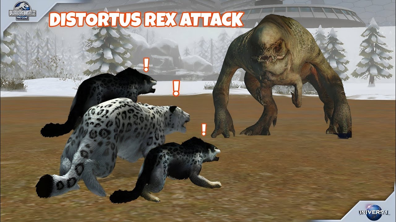 NO ONE ESCAPES DISTORTUS REX! Snow Predators in Danger! 😱 | Jurassic World The Game