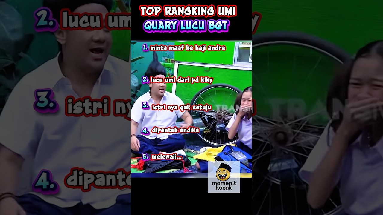TOP RANGKING UMI QUARY BIKIN MERINDING SURYA #laporpaktrans7 #trending #lucu #meme #komedi