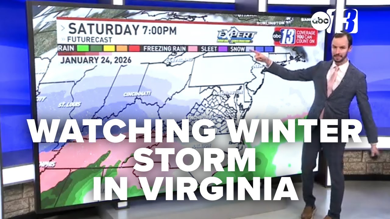 What you can expect from the winter storm this weekend in Virginia