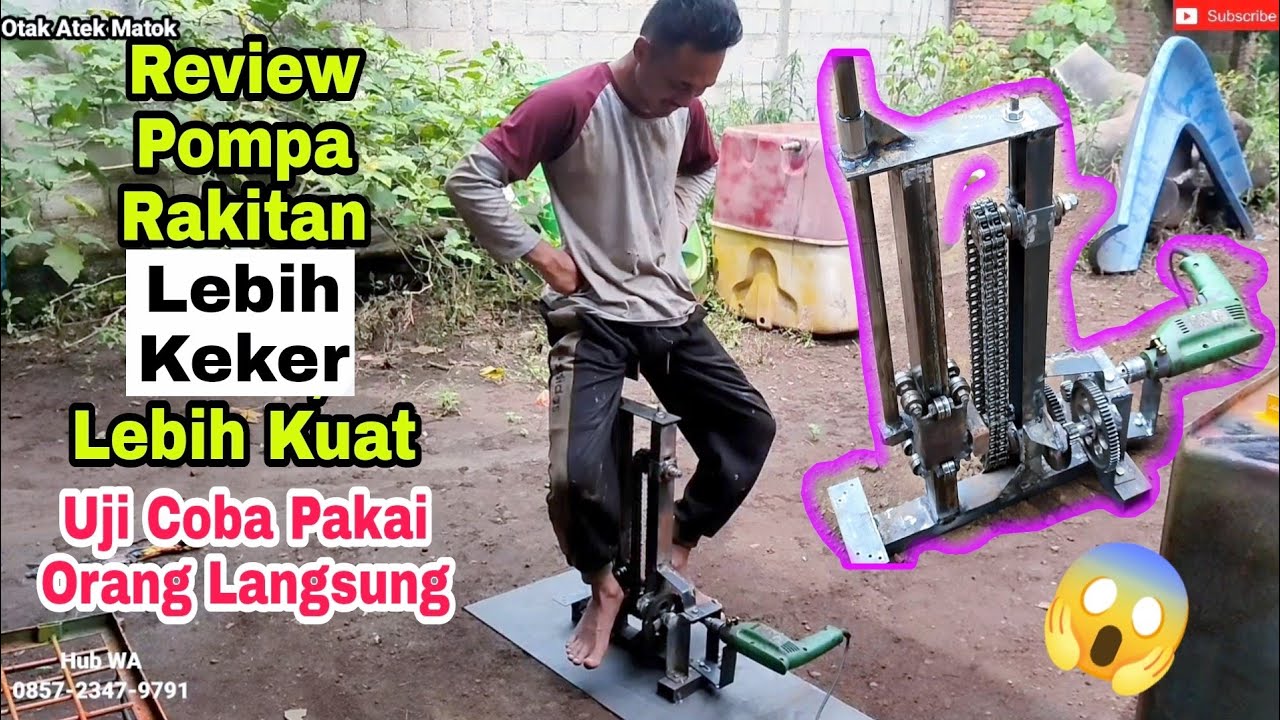 Pompa P©P Rakitan | Tes Langsung Pakai Orang | 0857-2347-9791.