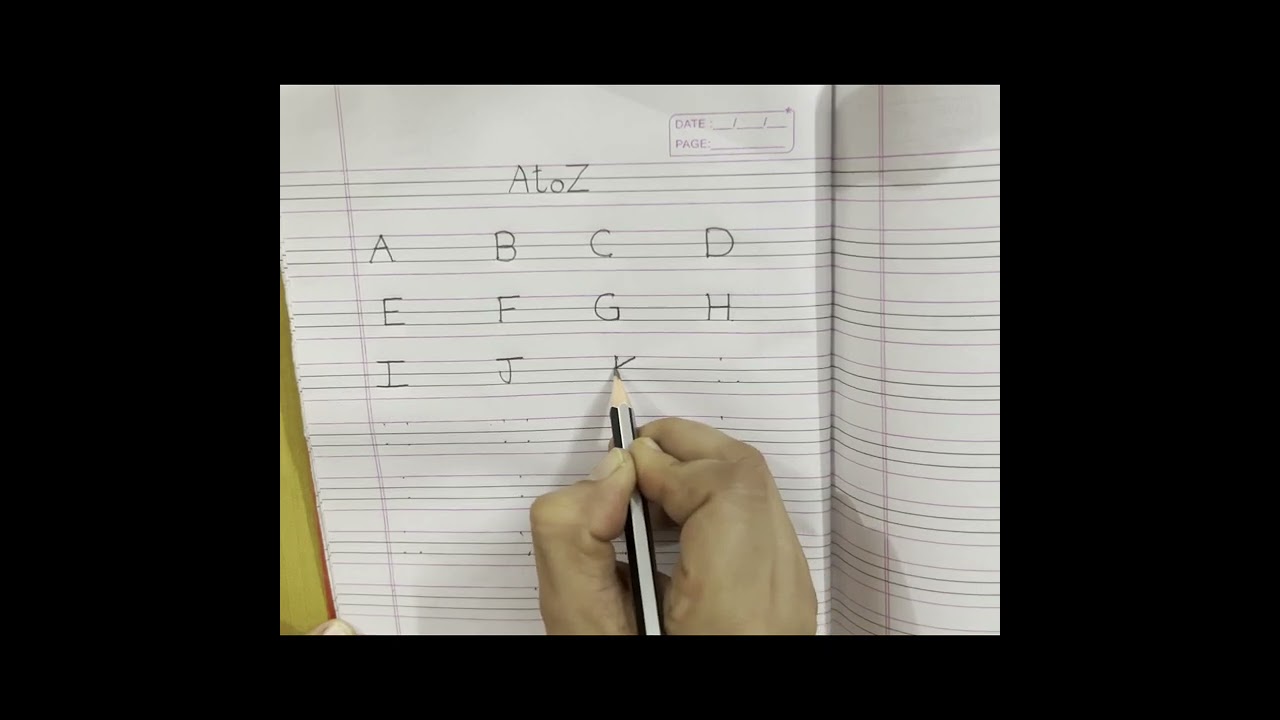 Letter Formation A to Z