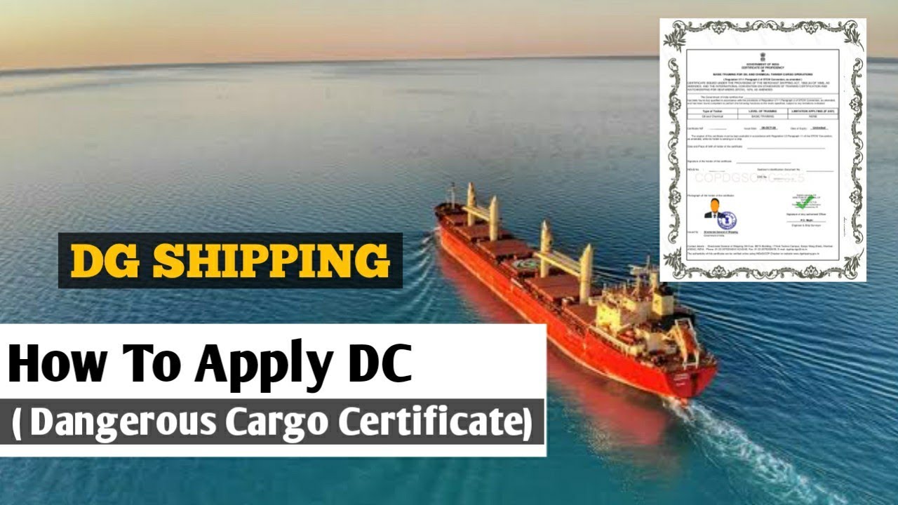 How To Apply DC Basic After Oil, Chemical & Gas Tanker Cources