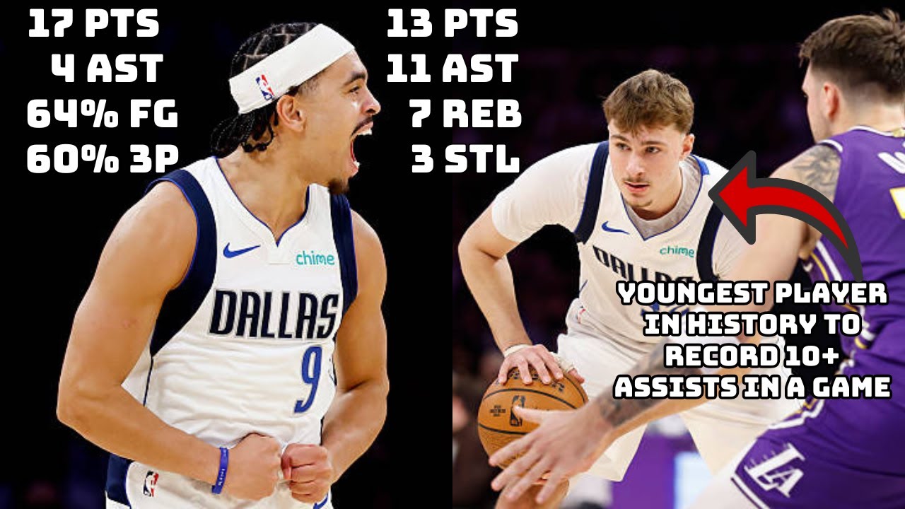 Cooper Flagg Is the YOUNGEST EVER to Have 10+ AST in a Game & Ryan Nembhard Shines in 1st NBA Start