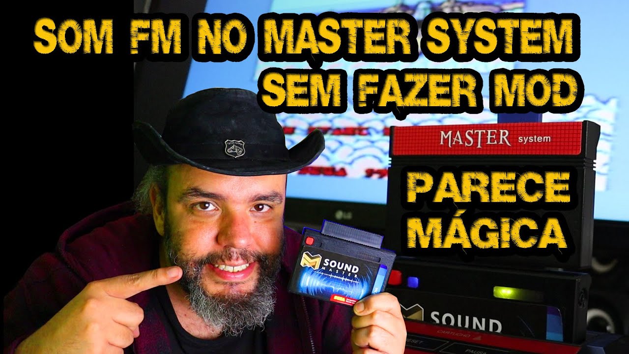 SOM FM NO SEU MASTER SYSTEM SEM FAZER MOD - PARECE MÁGICA -Adaptador que melhora o som do seu master