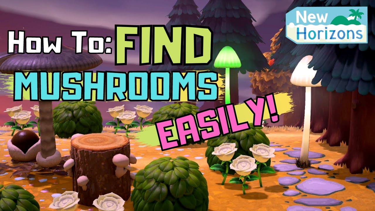 How To Get Mushrooms for Mush Items *EASILY* | Mush Items & DIY Tips and Tricks | Fall 2020 [ACNH]