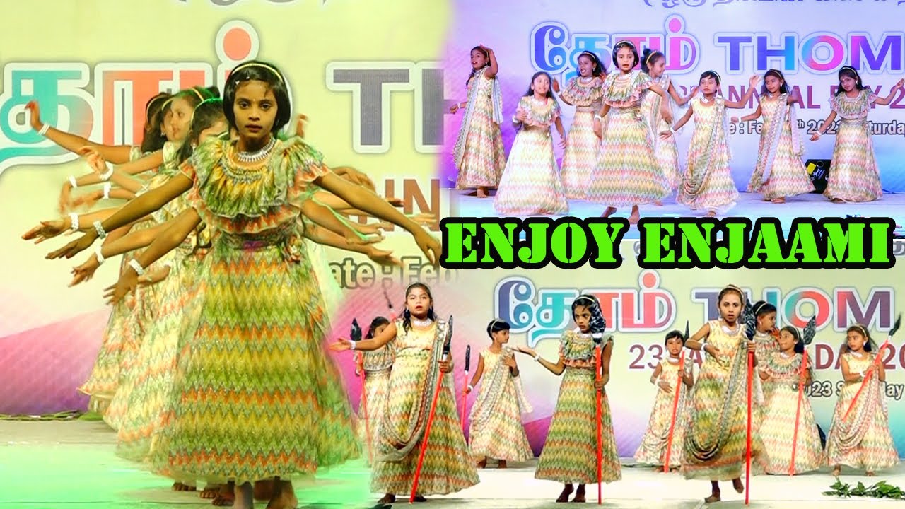 Enjoy Enjaami  Dance Performance by Our Students, Meenampark School Annualday Celebration - 2023