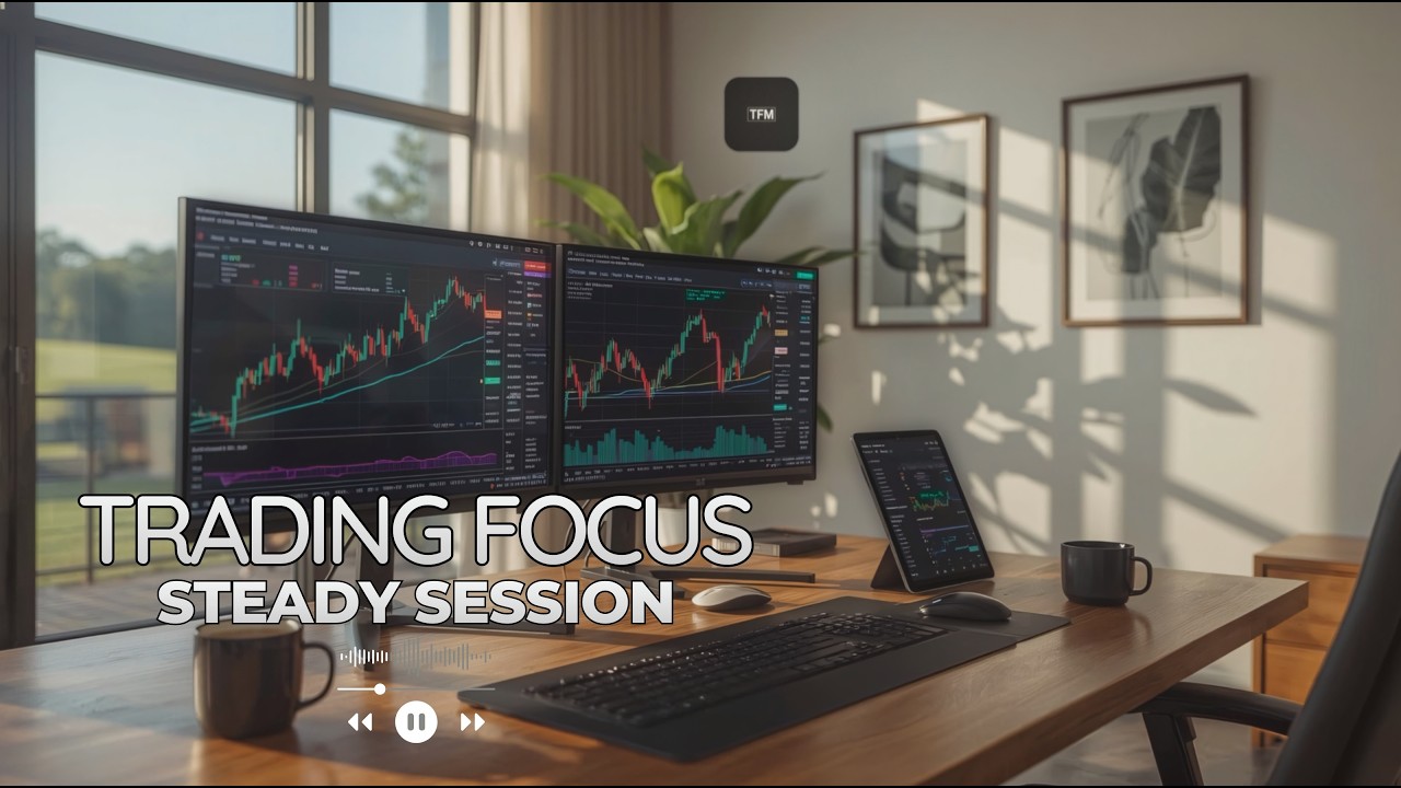Market Trading Focus Music | 2 Hour Steady Background
