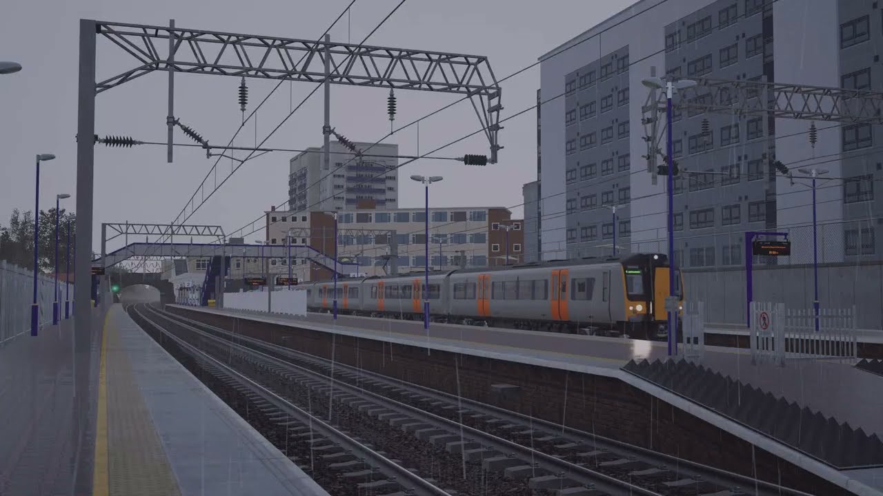 Train Station Ambience | Hayes & Harlington | Rain to Sunshine | GWE