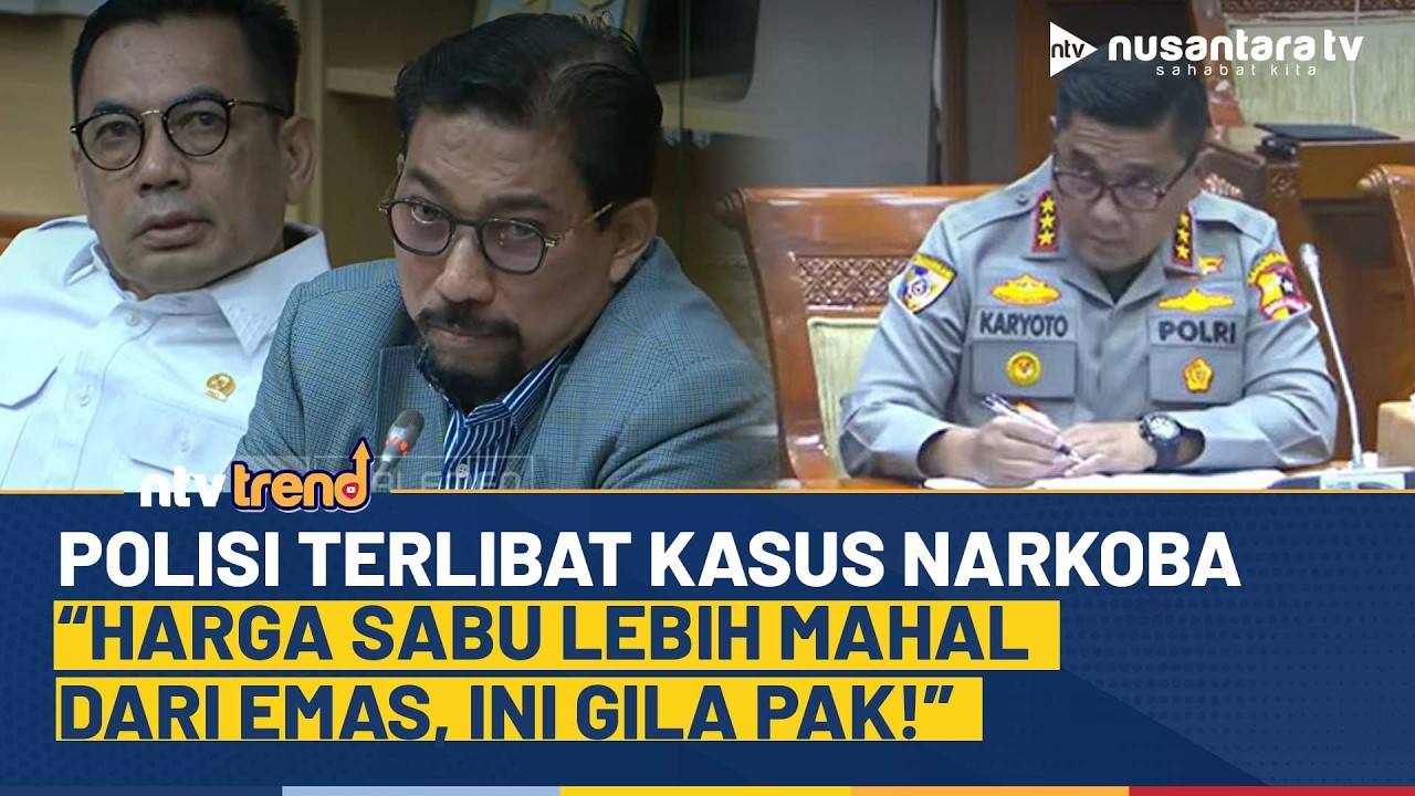 Marak Polisi Terlibat Kasus Narkoba, DPR: Harga Sabu Lebih Mahal Dari Emas… | NTV