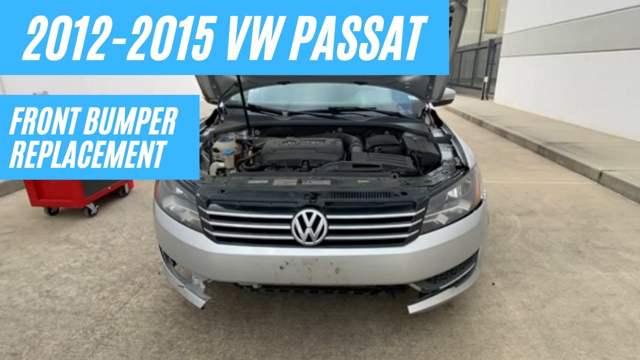 Как заменить передний бампер Volkswagen Passat 2012-2015 годов | ReveMoto