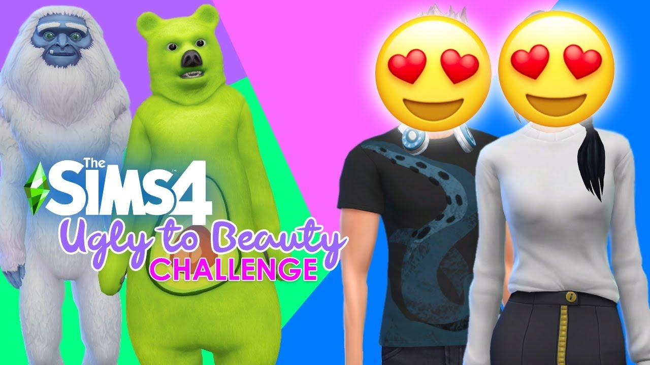 Zsákbamacska Ugly to Beauty Challenge | The Sims 4