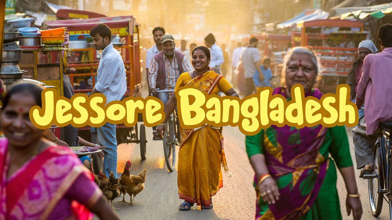 UNSEEN Jessore Bangladesh: Walk in CROWDED Kashimpur Markets