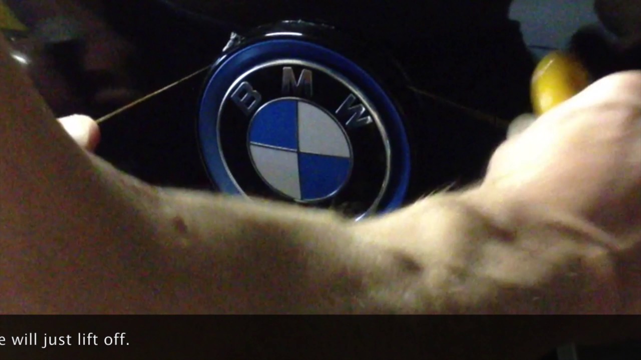 BMW i3 emblem removal