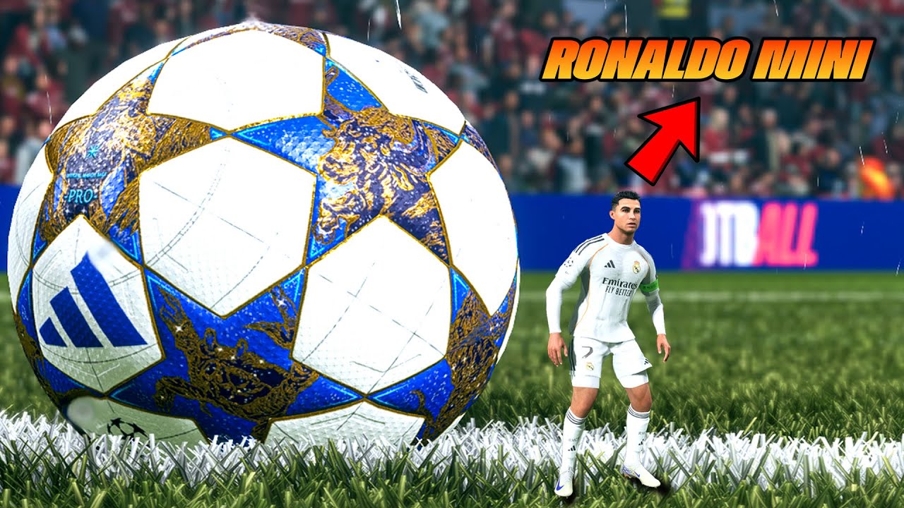 SAYA BUAT RONALDO JADI KECIL DAN BERMAIN DI REAL MADRID