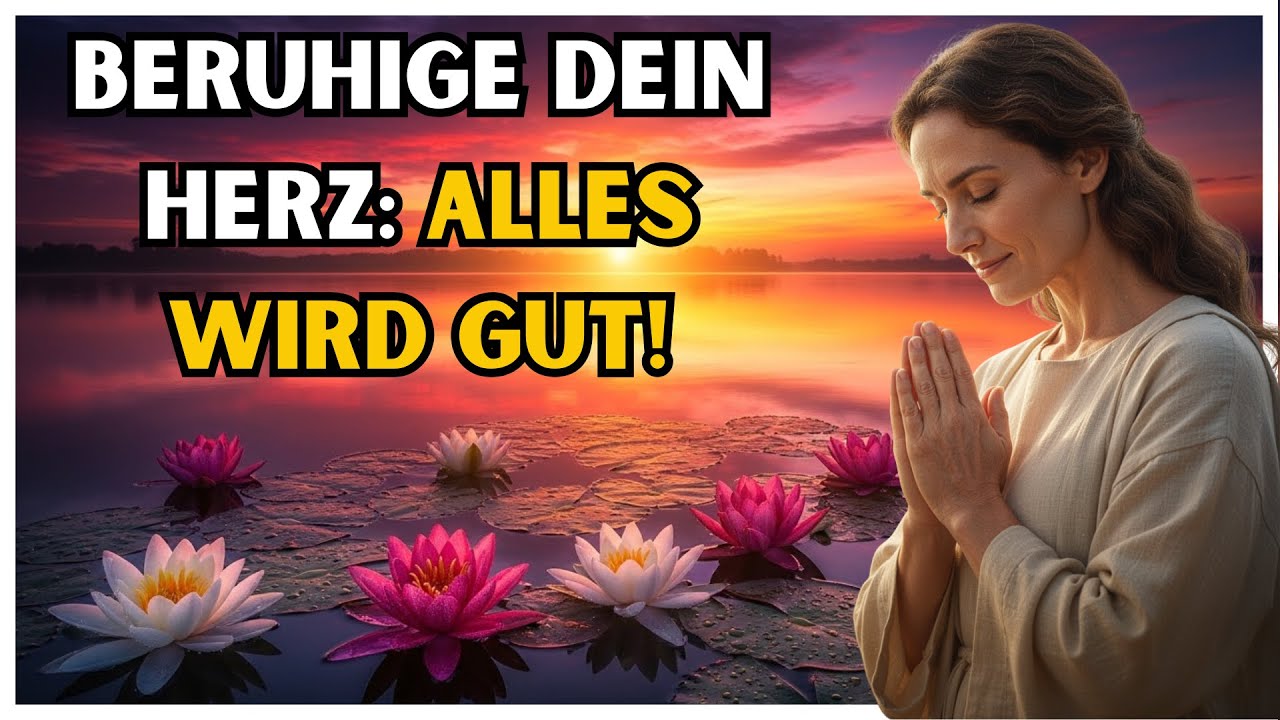 @Beruhige dein Herz: Gott sagt, dass alles gut werden wird.!
