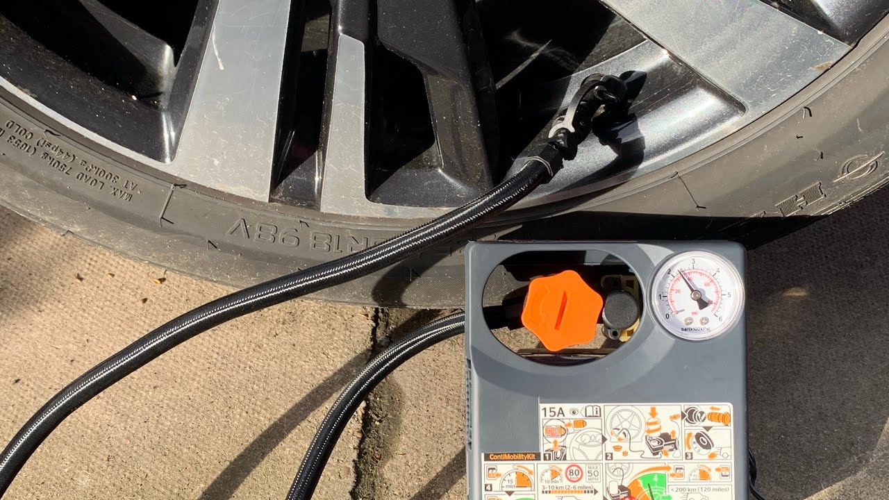 Mały kompresor Continental do kół I nie tylko