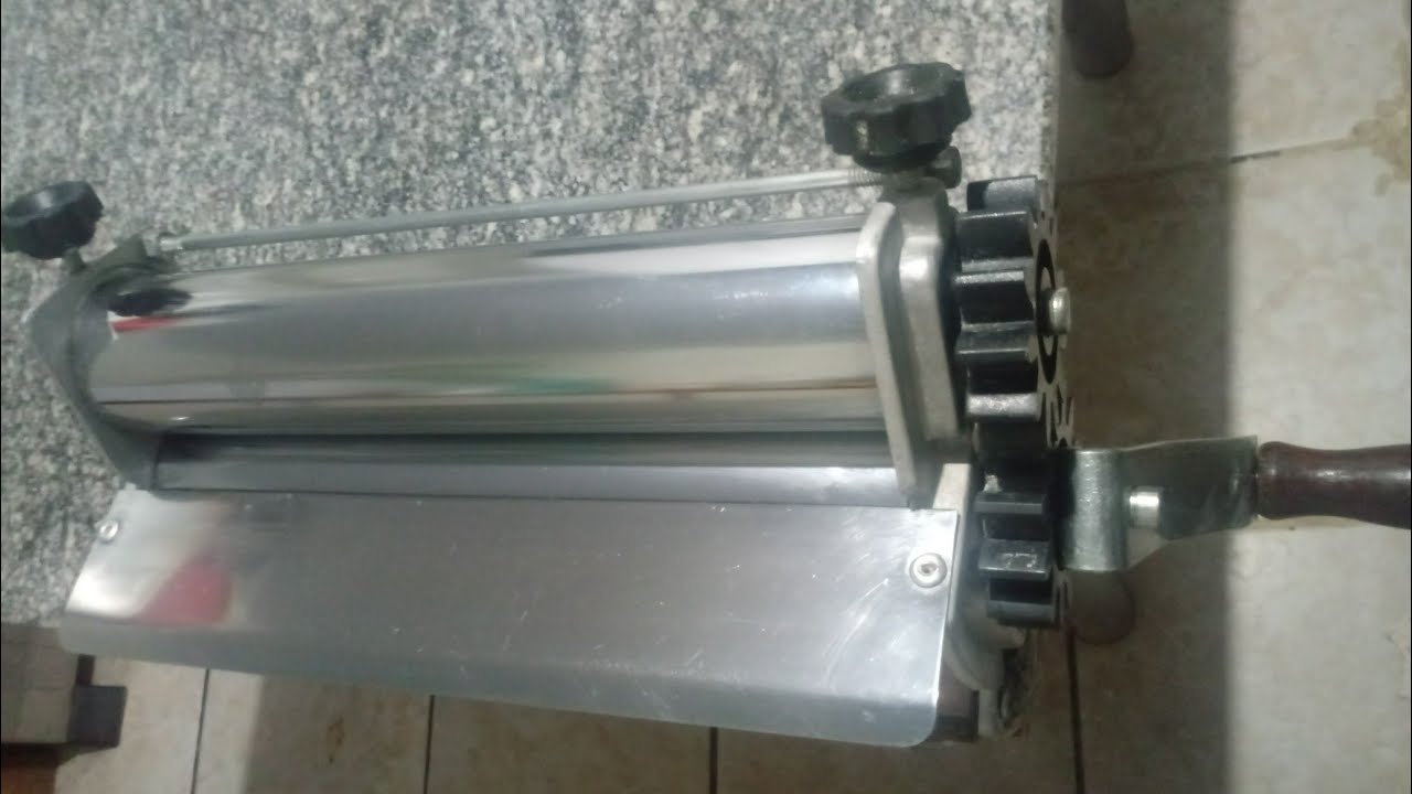 Como Instalar Cilindro Manual na mesa - CILINDRAR PÃO