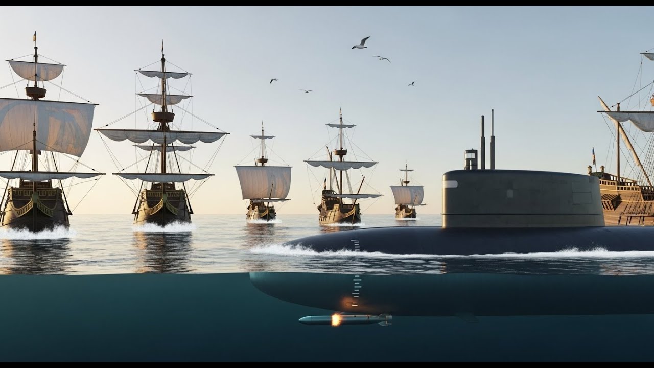 Was w&auml;re wenn ein MODERNES U-BOOT die Spanische Armada versenkt?