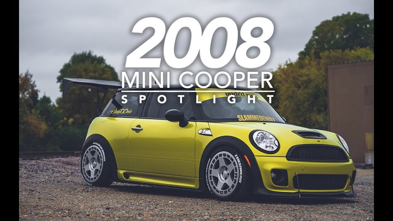 2008 Mini Cooper on Turbomac's (Vaded Mob + Chassis Wing)