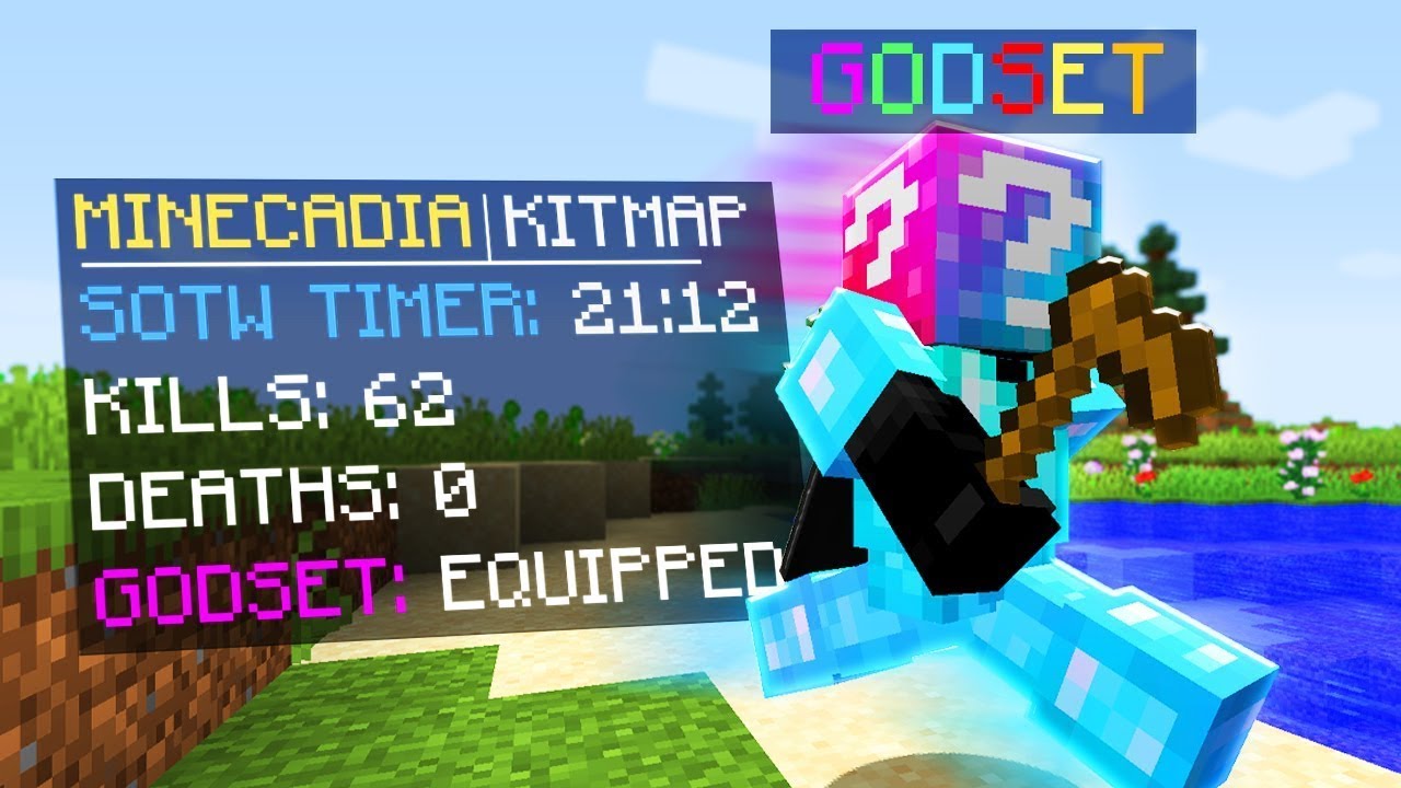 I DOMINATED THE MOST OP SOTW ON MINECADIA! (KITMAP SOTW)
