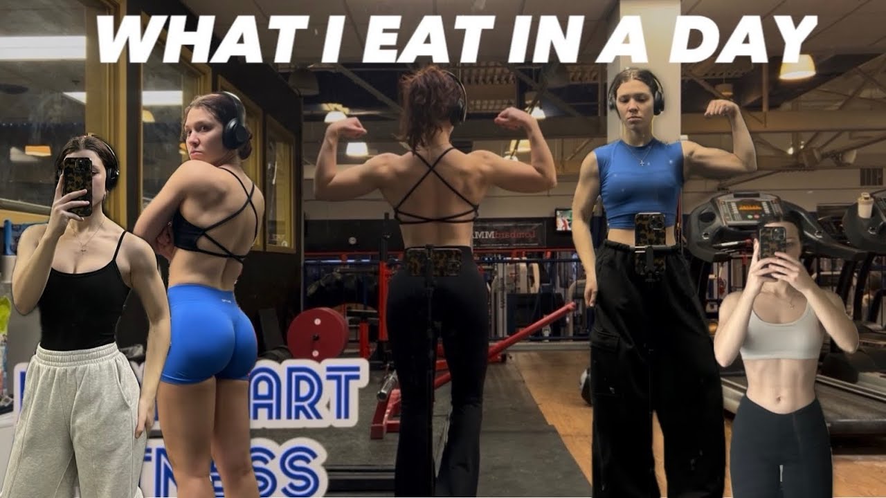 REALISTIC what i eat in a day! eating to get bigger and stronger 