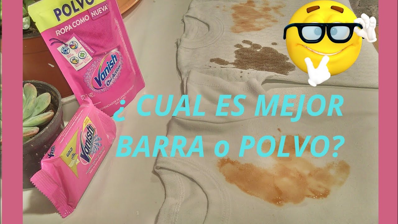 Cuál es mejor Vanish polvo vs Vanish barra ¡PROBEMOSLO!