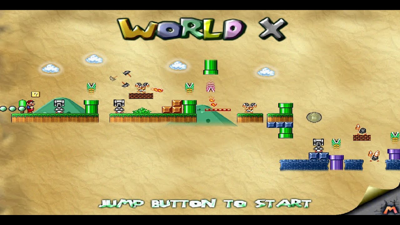 Mario Forever Letter World Series World X  by TheMarioVariable
